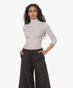 American Vintage Massachussets Jersey Colshirt - Grijs Mêlee -JAMES PERSE WINKEL 230418 878e9fff 5511 43d1 9241 0f7eea3b1af6