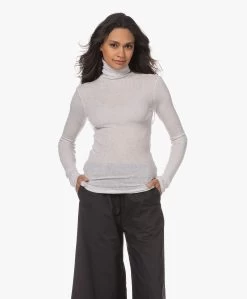 American Vintage Massachussets Jersey Colshirt - Grijs Mêlee -JAMES PERSE WINKEL 230418 a217e01f 2d80 43f2 8771 682d267703fd