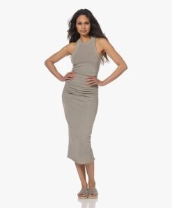 James Perse Cut Away Jersey Tank Jurk - Silt Pigment -JAMES PERSE WINKEL 230424 4fc47b05 eaa4 4427 9a18 55ddbef41591