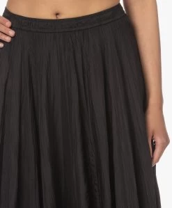 Joseph Sully Habotai Zijden Crinkle Midi Rok - Zwart -JAMES PERSE WINKEL 230424 dcaef199 1e11 4267 b453 475bee03c11c