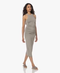 James Perse Cut Away Jersey Tank Jurk - Silt Pigment -JAMES PERSE WINKEL 230424 e86a6fcc 6632 43c6 8591 0e46b77b3965