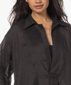 Su Paris Popi Ramie Jurk - Zwart -JAMES PERSE WINKEL 230425 0ec496c1 b7b3 4af6 afb1 3214be2eeb29