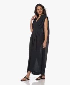Su Paris Dafne Seersucker Viscose-Zijde Maxi Jurk - Zwart -JAMES PERSE WINKEL 230425 5c3b86a0 7d70 419b 9d40 5380c760465d