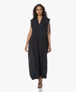 Su Paris Dafne Seersucker Viscose-Zijde Maxi Jurk - Zwart -JAMES PERSE WINKEL 230425 67bf6ec5 b3e8 4252 9166 6387cdc7b865