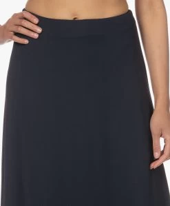 Lasalle Viscose Crêpe A-Lijn Midi Rok - Navy -JAMES PERSE WINKEL 230425 7be075d4 a00d 4b75 9768 1d98f6855f7f