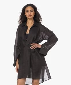 Su Paris Popi Ramie Jurk - Zwart -JAMES PERSE WINKEL 230425 d6292c76 d894 451a 931e 1aa0312c7e25