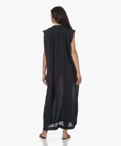 Su Paris Dafne Seersucker Viscose-Zijde Maxi Jurk - Zwart -JAMES PERSE WINKEL 230425 fb88ed57 e5ab 4807 9830 67ce9ab509fe