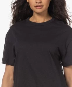 Rag & Bone Mini Slub Boyfriend Pima Katoenen T-Shirt - Zwart -JAMES PERSE WINKEL 230501 0898c73a 274a 469e 8c2b 643ba9f5f35e