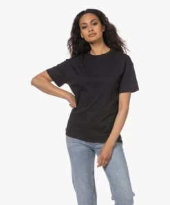 Rag & Bone Mini Slub Boyfriend Pima Katoenen T-Shirt - Zwart -JAMES PERSE WINKEL 230501 0ec13fb1 5738 49ae 948f 02101fd27318