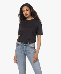 Rag & Bone Mini Slub Boyfriend Pima Katoenen T-Shirt - Zwart -JAMES PERSE WINKEL 230501 19a6a518 aec3 497e 9b4e fd15630185fd