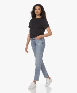 Rag & Bone Mini Slub Boyfriend Pima Katoenen T-Shirt - Zwart -JAMES PERSE WINKEL 230501 6d51e65c 7e2a 40af a022 7f55427c8bc9