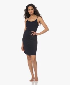 Lasalle Jersey Lyocell Spaghettijurk - Navy -JAMES PERSE WINKEL 230501 793ed421 66c1 4e1b 9a38 754af2134641