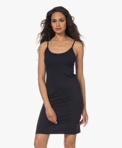 Lasalle Jersey Lyocell Spaghettijurk - Navy -JAMES PERSE WINKEL 230501 fac59673 23b9 4a2b b8c2 305fffd69686