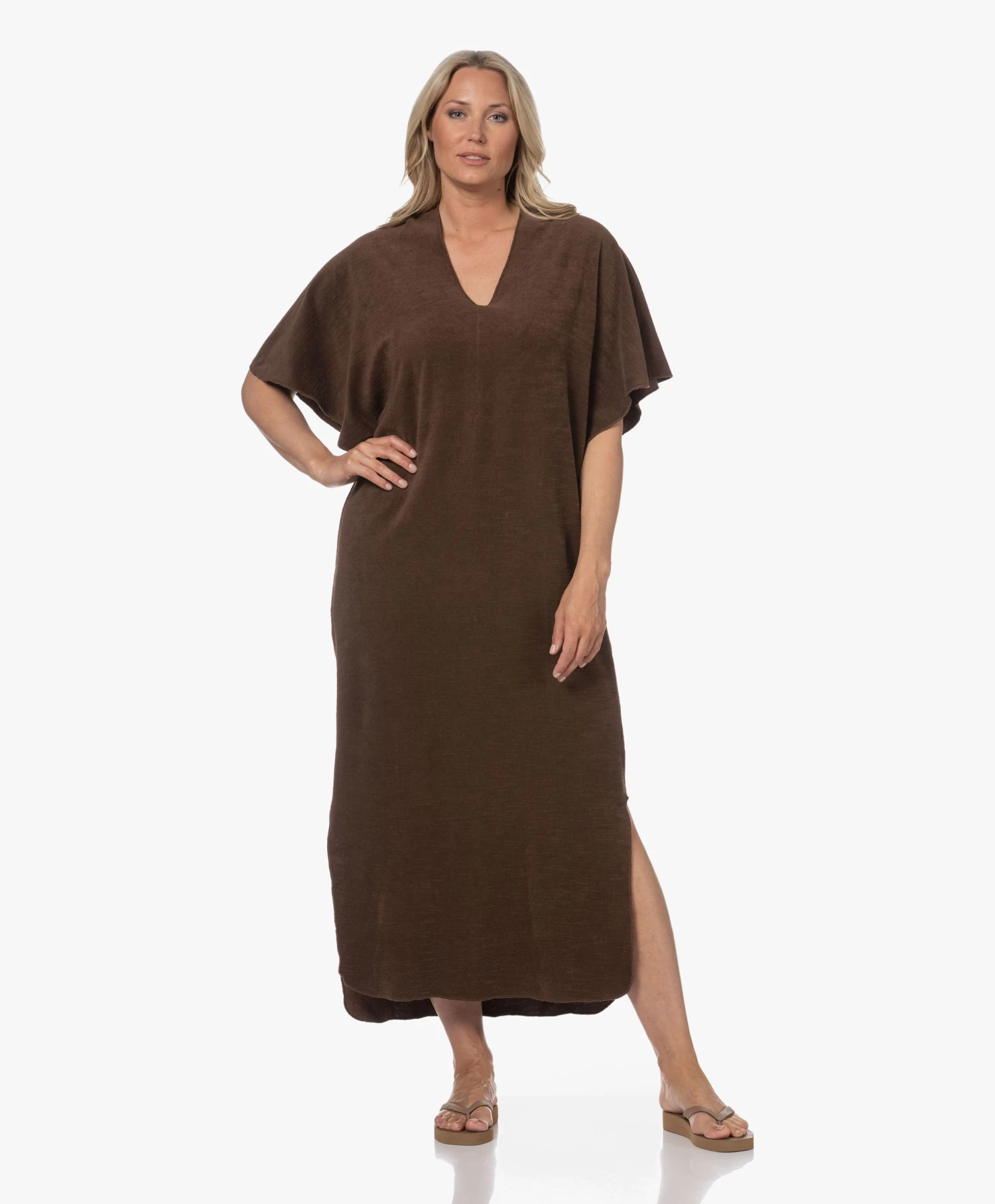 Speezys Amsterdam Kaftan No.1 - Chocolade Bruin 10 Speezys Amsterdam Kaftan No.1 - Chocolade Bruin - Afbeelding 8