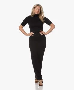 Viveh Opal Jersey Maxi Coljurk - Zwart -JAMES PERSE WINKEL 230502 3621f3cb aecf 451f ac22 b257ce5f9813