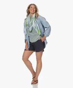 Viveh Bauxite Viscose Print Sjaal/Omslagdoek - Blauw/Groen -JAMES PERSE WINKEL 230502 5f03aac8 0511 4763 90f6 1fdb0293f8f1