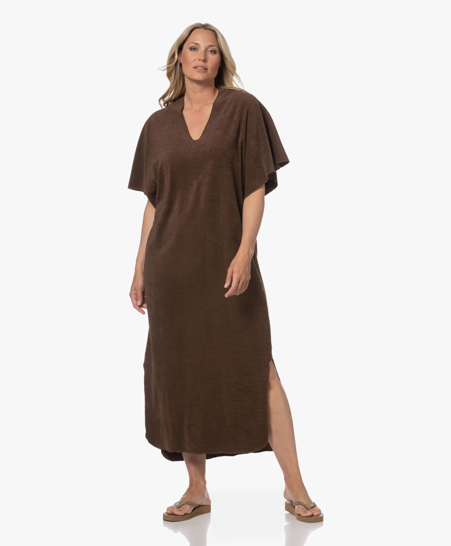 Speezys Amsterdam Kaftan No.1 - Chocolade Bruin 8 Speezys Amsterdam Kaftan No.1 - Chocolade Bruin - Afbeelding 6