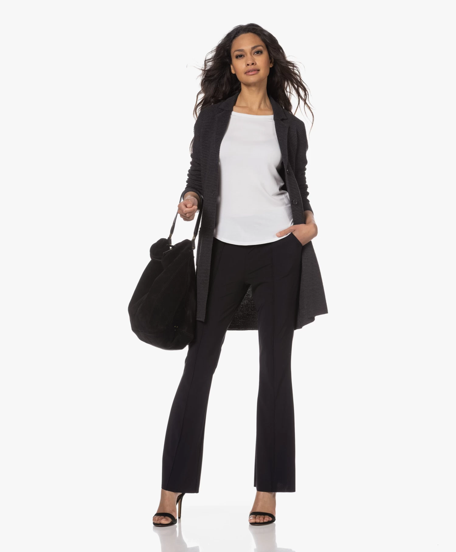 No Man'S Land T-Shirt Met Driekwartmouwen - Wit 4 No Man'S Land T-Shirt Met Driekwartmouwen - Wit - Afbeelding 2