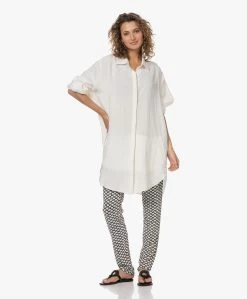 Woman By Earn Milou Linnen Tuniekjurk - Off-White -JAMES PERSE WINKEL 230508 4eb303c0 cb1b 4354 a387 30e82c12b7ec