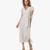 Japantky Hikari Travel Jersey Maxi Jurk - Linen