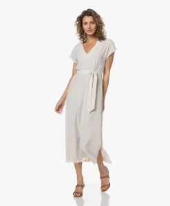 Japantky Hikari Travel Jersey Maxi Jurk - Linen