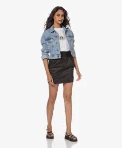 Iro Treci Lamsleren Mini Rok - Zwart -JAMES PERSE WINKEL 230516 034210cd e248 4648 96af e49b9a04b8b3