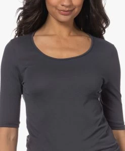 Humanoid Hayden T-Shirt Met Halflange Mouwen - Graphite -JAMES PERSE WINKEL 230516 8569c9d5 133d 4cd3 b362 6205e4468369