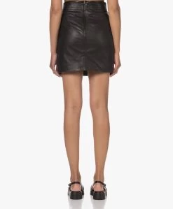 Iro Treci Lamsleren Mini Rok - Zwart -JAMES PERSE WINKEL 230516 c95c231f f947 4cc1 8cff 098a1c14cf01