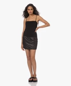 Iro Treci Lamsleren Mini Rok - Zwart -JAMES PERSE WINKEL 230516 f7c6c1eb faa2 4750 8980 966a2dded4d3