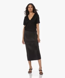 By Malene Birger Velmas Plissé Midi Rok - Zwart -JAMES PERSE WINKEL 230517 0145a25d 1a75 4ec8 bc7c bdae1c3d0fb9