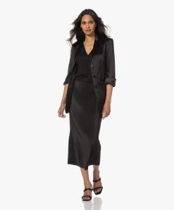 By Malene Birger Velmas Plissé Midi Rok - Zwart -JAMES PERSE WINKEL 230517 88891679 3a41 47cd af36 f11e58f559ab