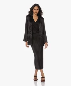 By Malene Birger Velmas Plissé Midi Rok - Zwart -JAMES PERSE WINKEL 230517 8fb3d896 2902 413a a26d ffa469cb3c86