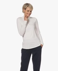 Lasalle Tencel Jersey Colshirt - Panna -JAMES PERSE WINKEL 230523 5d3f5477 6a1f 4cb7 ae15 395bdee18bbb