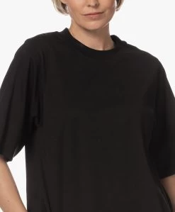 By Malene Birger Denami Biologisch Katoenen T-Shirt - Zwart -JAMES PERSE WINKEL 230523 cea79023 03e1 485c 9395 c15b77d87b78