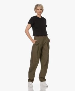 By Malene Birger Denami Biologisch Katoenen T-Shirt - Zwart -JAMES PERSE WINKEL 230523 f964af2f f496 4bfe 8f75 e5b7ba91a4a0