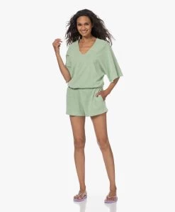 Speezys Amsterdam Badstof Jersey Kaftan Top - Smoke Green -JAMES PERSE WINKEL 230524 207ae146 cb1e 4015 8862 d447b7a705d7