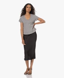 Anine Bing Bar Zijden Rok - Zwart -JAMES PERSE WINKEL 230524 23ad458a 4491 4b41 992b fcf9af8d2b7d