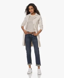 Rag & Bone The Slub Gestreept Pima Katoenen T-Shirt -Off-White/Multi -JAMES PERSE WINKEL 230524 2602512e 5585 45f2 b84b f0dbc30c9d6d