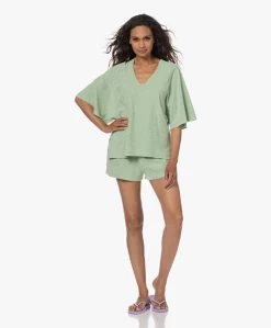 Speezys Amsterdam Badstof Jersey Kaftan Top - Smoke Green -JAMES PERSE WINKEL 230524 2f46ffc4 79d7 4a4e ad8f 1e07b391e738