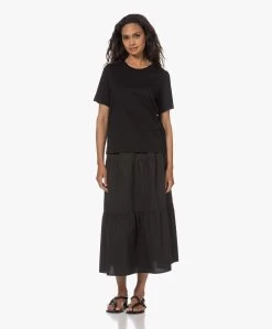 Rails Mary Poplin Midi Strokenrok - Zwart -JAMES PERSE WINKEL 230524 3797ee4f 7433 4da3 894c c67bd24a15c0