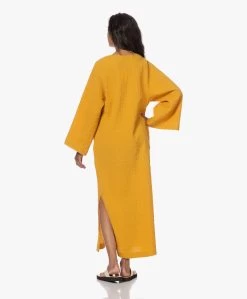 By Malene Birger Kayia Gesmokte Kaftan Jurk - Yellow Sunset -JAMES PERSE WINKEL 230524 459eadfa 98c6 4fc6 91bb 28698a61d9af