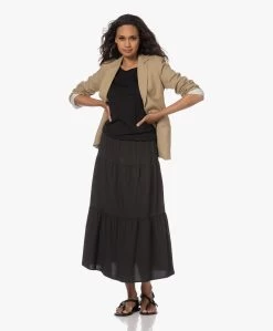 Rails Mary Poplin Midi Strokenrok - Zwart -JAMES PERSE WINKEL 230524 4d53b182 cf8a 4f62 9294 7d248df407b3 1