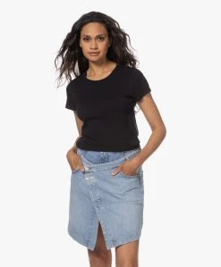 Closed Katoenen Basis T-Shirt - Zwart -JAMES PERSE WINKEL 230524 84785d24 12c8 41c1 b0aa e64d65c19f37