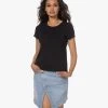 Closed Katoenen Basis T-Shirt - Zwart -JAMES PERSE WINKEL 230524 96ebb165 7570 4398 859d 0f16f87fbb83
