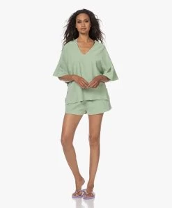 Speezys Amsterdam Badstof Jersey Kaftan Top - Smoke Green -JAMES PERSE WINKEL 230524 a9fe6127 9fbf 4350 9a16 77d35f855719
