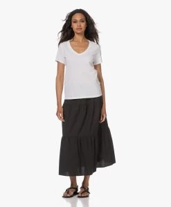 Rails Mary Poplin Midi Strokenrok - Zwart -JAMES PERSE WINKEL 230524 b10a0a3a 43b2 4506 b6b0 204678ddf575