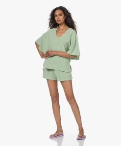 Speezys Amsterdam Badstof Jersey Kaftan Top - Smoke Green -JAMES PERSE WINKEL 230524 b4dbd9bc 23df 4b07 9100 9a0e6638e6e7