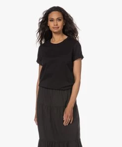 Drykorn Kirani Boxy Katoenen T-Shirt - Zwart -JAMES PERSE WINKEL 230524 e5838dfd 657b 45fa 93ff aef48947db7b