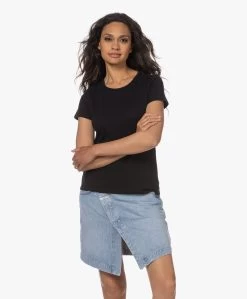 Closed Katoenen Basis T-Shirt - Zwart -JAMES PERSE WINKEL 230524 fdeb129f 38e8 44fb bb48 728838a2e936