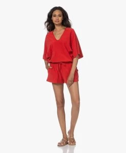 Speezys Amsterdam Badstof Jersey Short - Fire Red -JAMES PERSE WINKEL 230525 2302629d b3fe 4878 b4de a9195dcc40a3